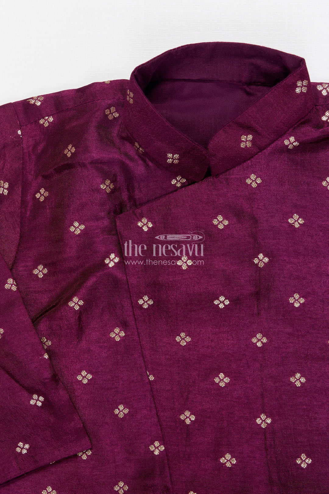 Traditional Boys Dhoti Kurta Set for Festive Occasions and Temple Ceremonies