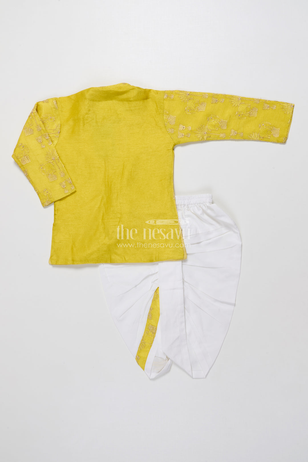 Toddler Boys Kurta Dothi Set for Weddings and Traditional Occasions