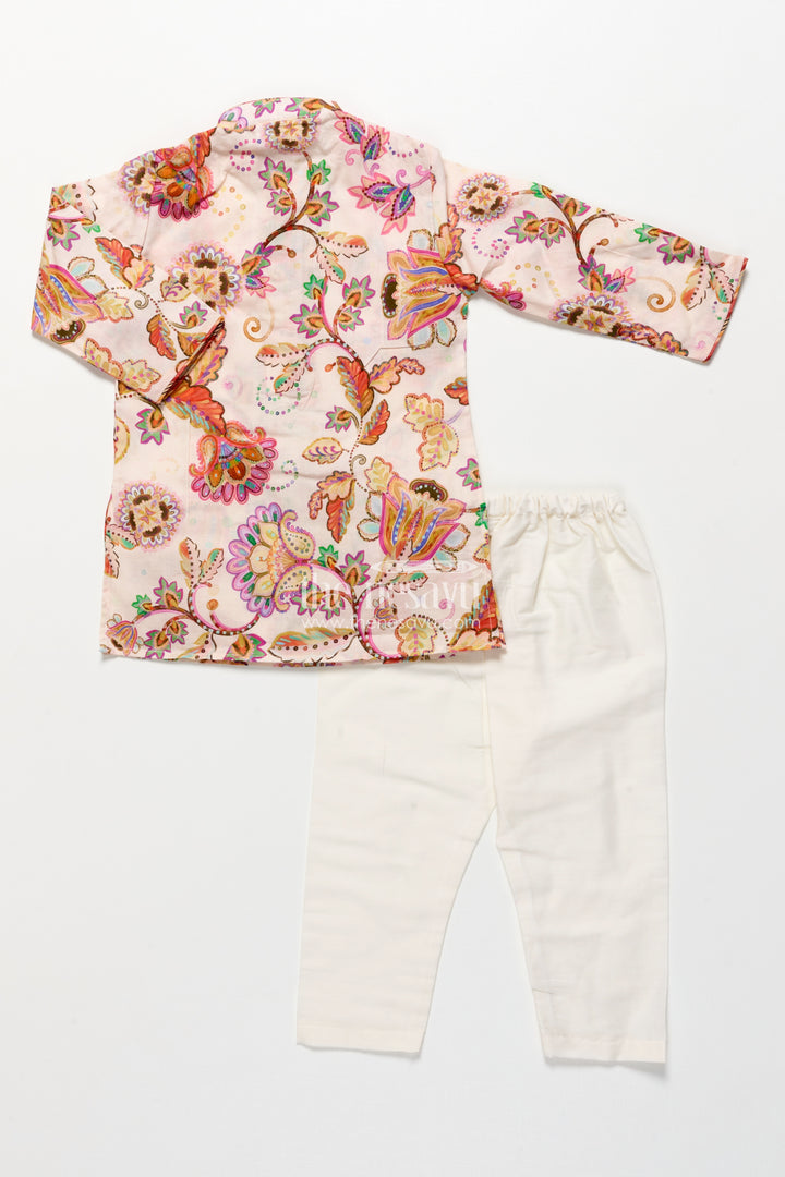 Boys printed kurta set for birthday parties and ethnic day