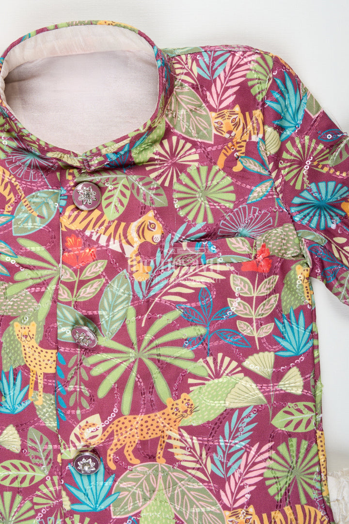 Traditional kurta and dhoti set for toddler boys festive wear