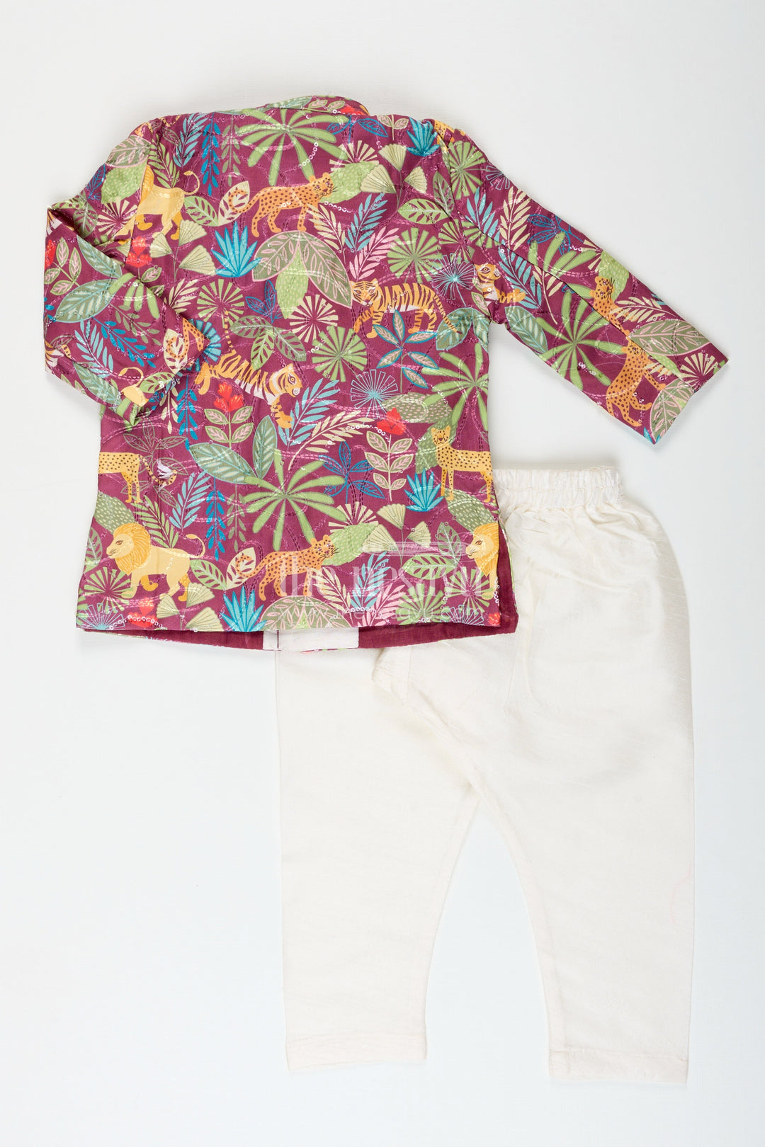 Traditional kurta and dhoti set for toddler boys festive wear