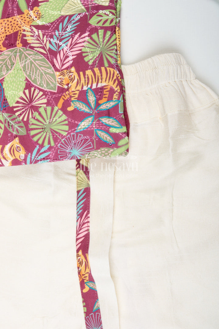 Traditional kurta and dhoti set for toddler boys festive wear