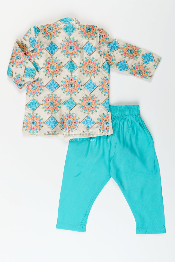 Boys kurta set with dhoti and pajama for cultural events and functions