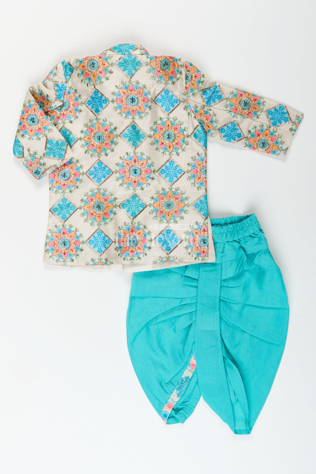 Boys kurta set with dhoti and pajama for cultural events and functions