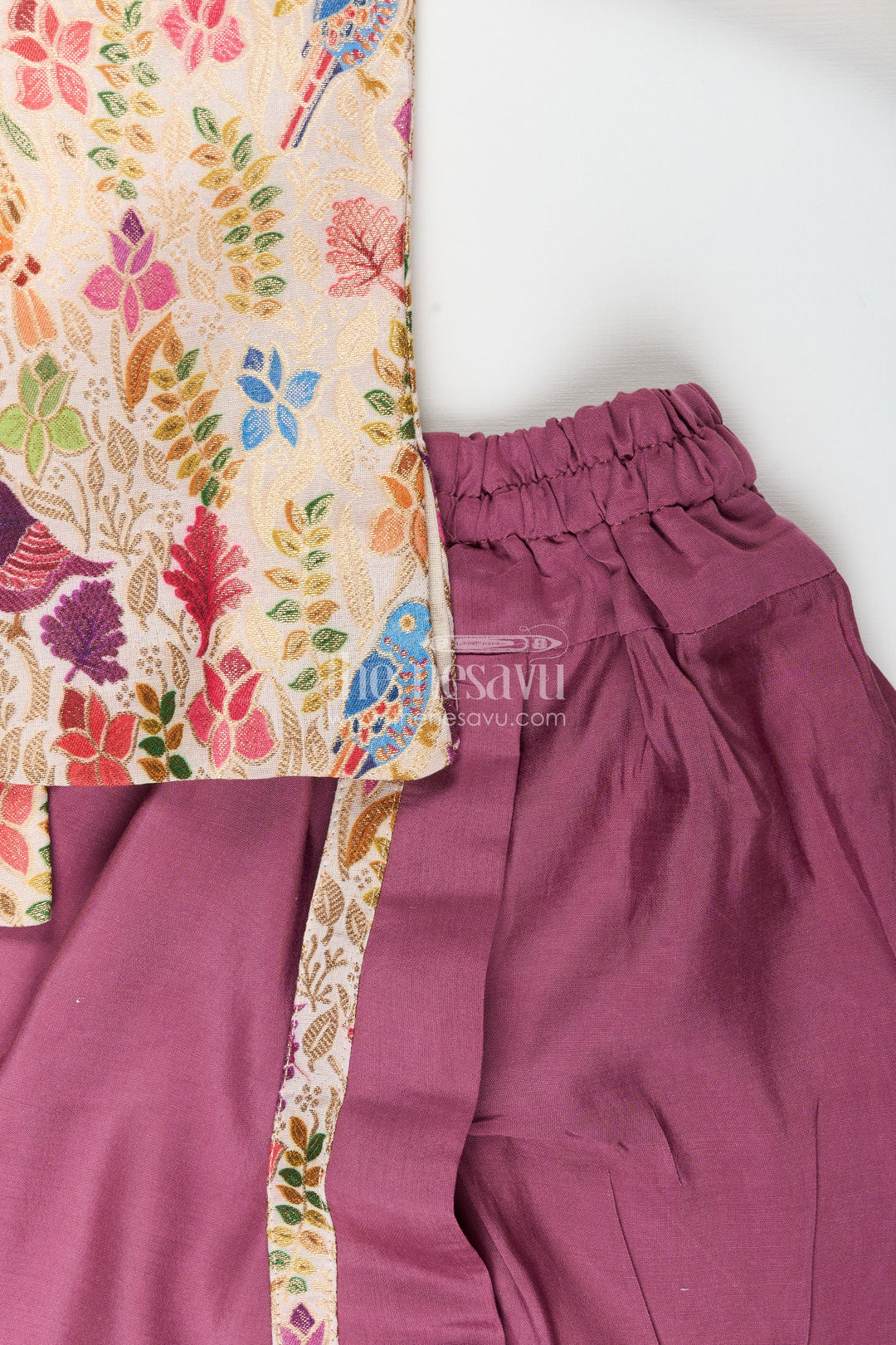 Printed kurta pajama set for boys ideal for ethnic day and family celebrations