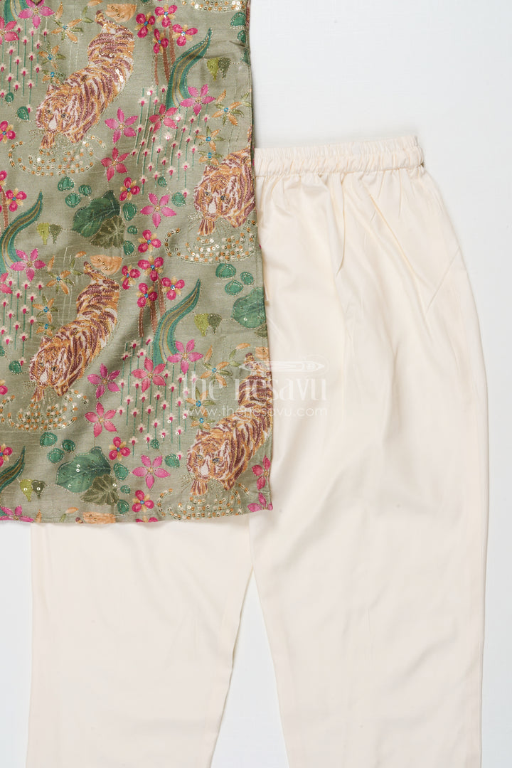 Boys Kurta Set for Traditional School Day and Festive Gatherings