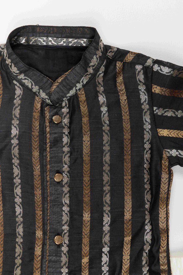 Boys Traditional Kurta Set for Weddings Temple Visits and Festive Events