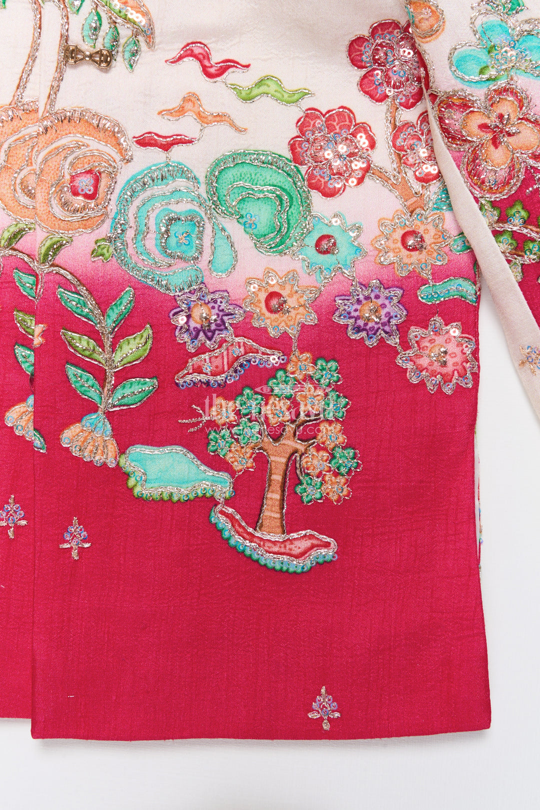 Embroidered Boys Sherwani Set for Festive Weddings and Cultural Functions