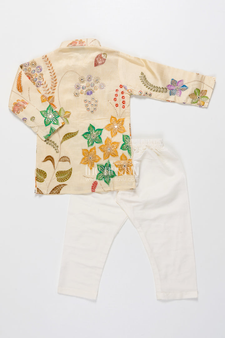 Designer Embroidered Kurta Set for Boys for Ethnic School Days and Weddings