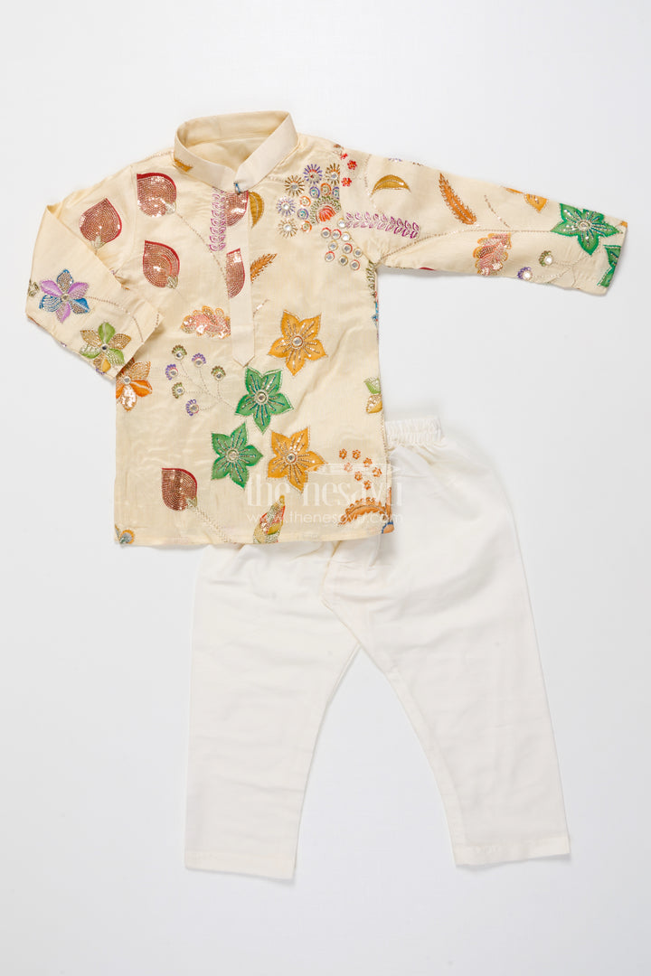 Designer Embroidered Kurta Set for Boys for Ethnic School Days and Weddings