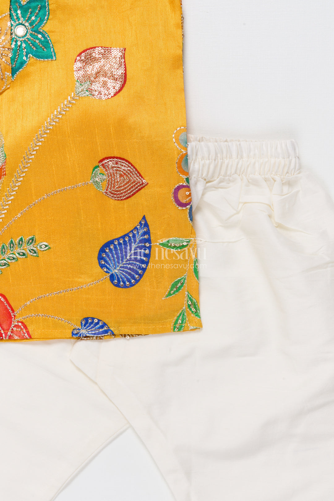 Designer Embroidered Boys Kurta Set for Festive Occasions and Family Gatherings