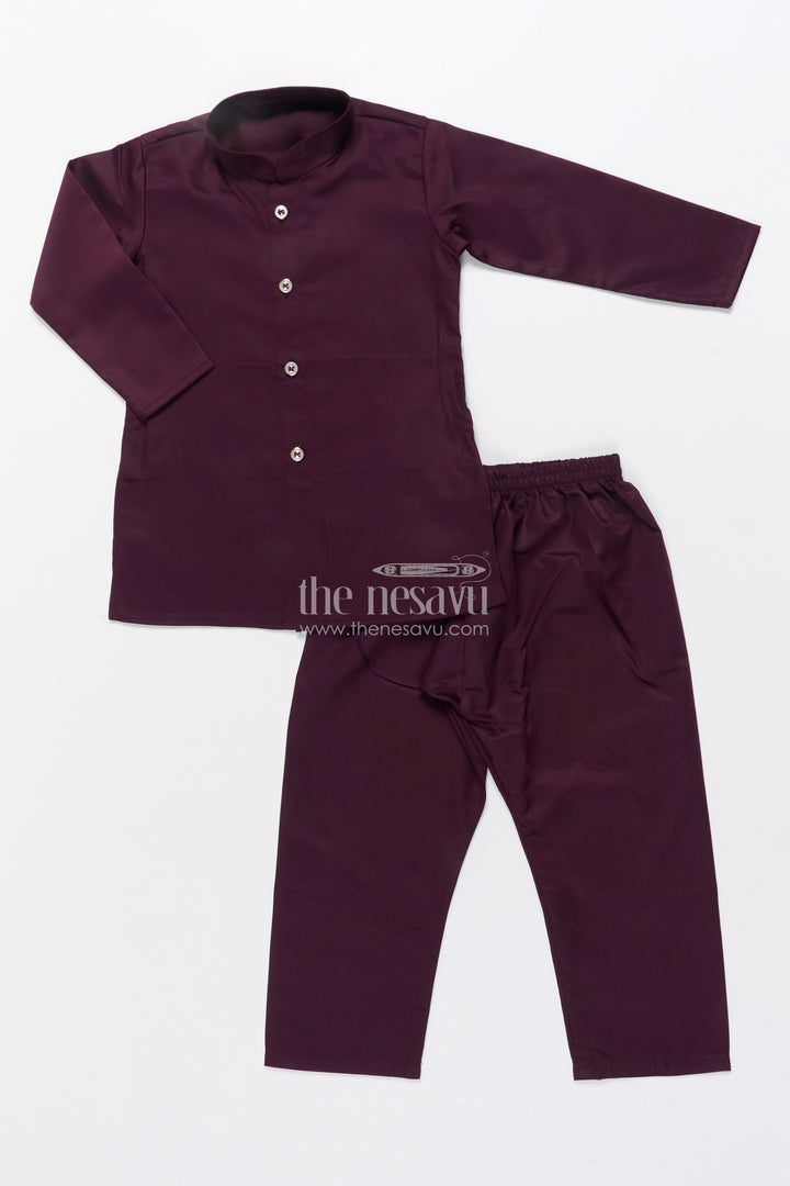 Boys Kurta Set with Embellished Jacket for Weddings and Festive Wear