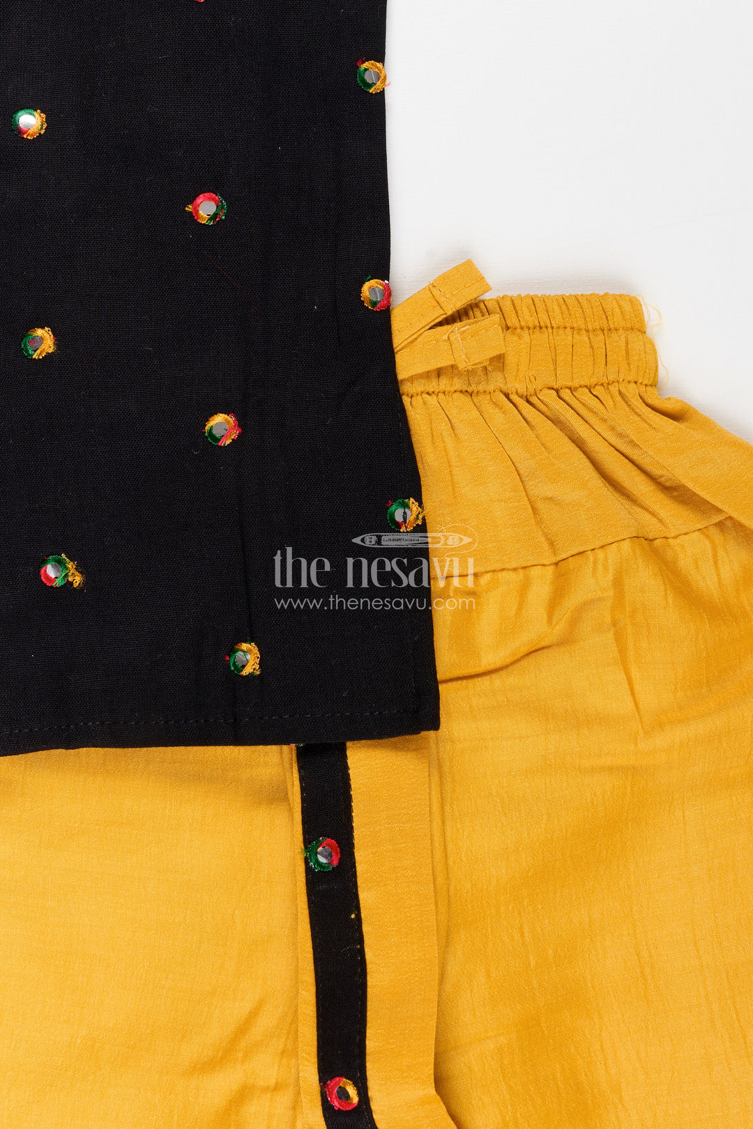 Boys traditional dothi set with embroidered kurta