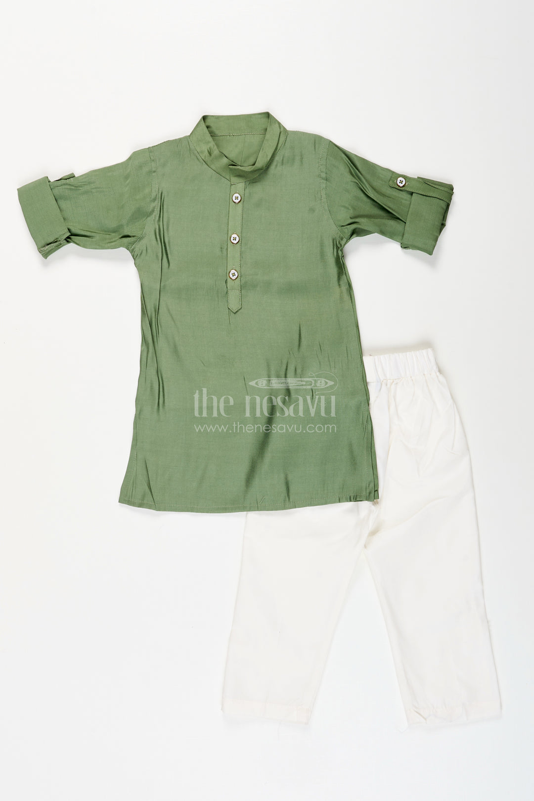 Toddler boys jacket kurta set for festive and family functions