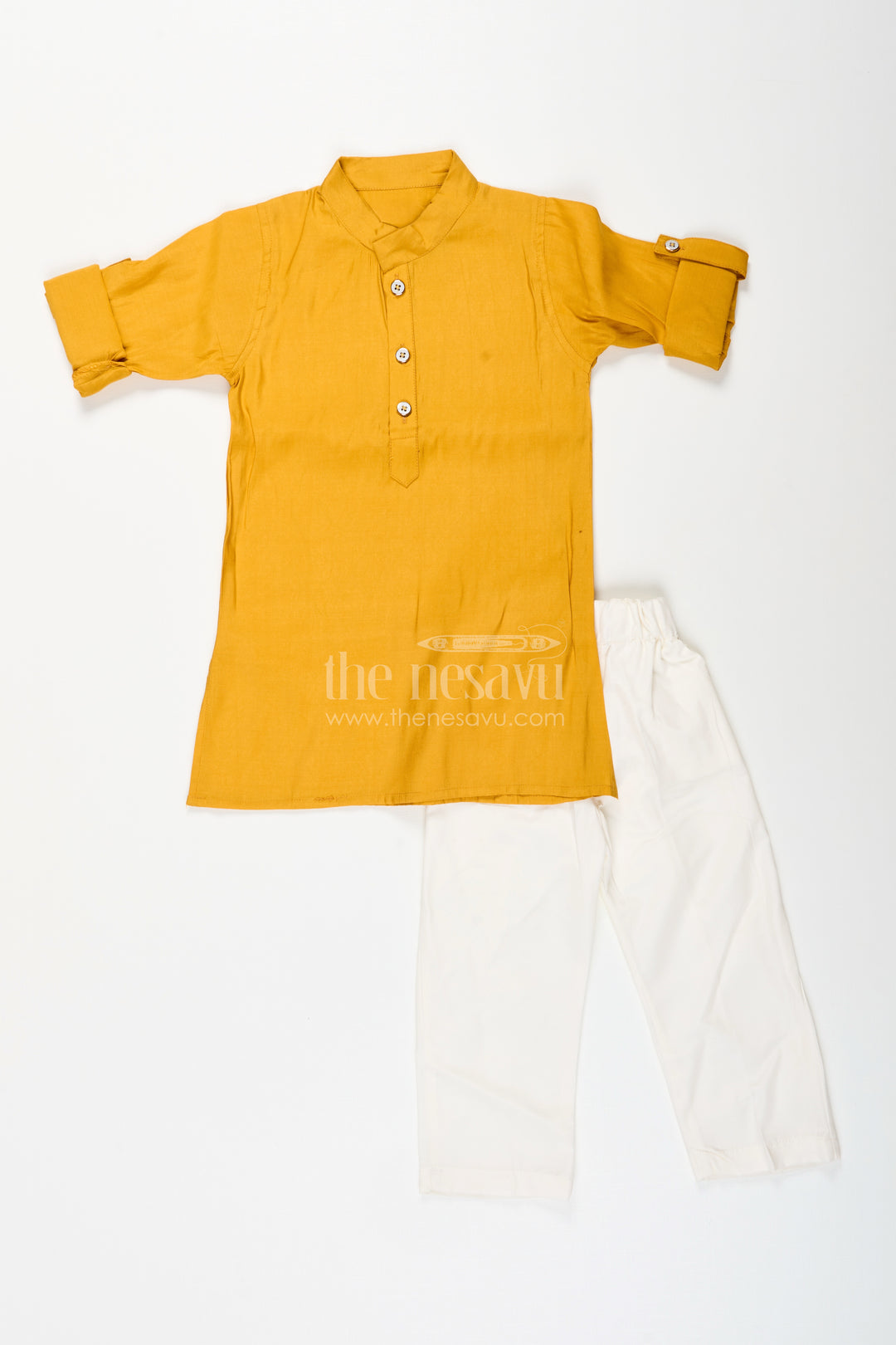 Boys ethnic jacket and kurta pant set for traditional occasions