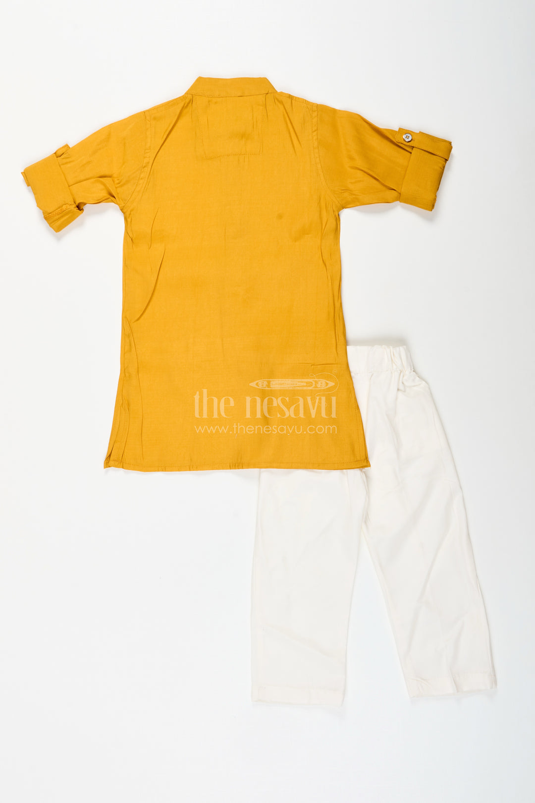 Boys ethnic jacket and kurta pant set for traditional occasions