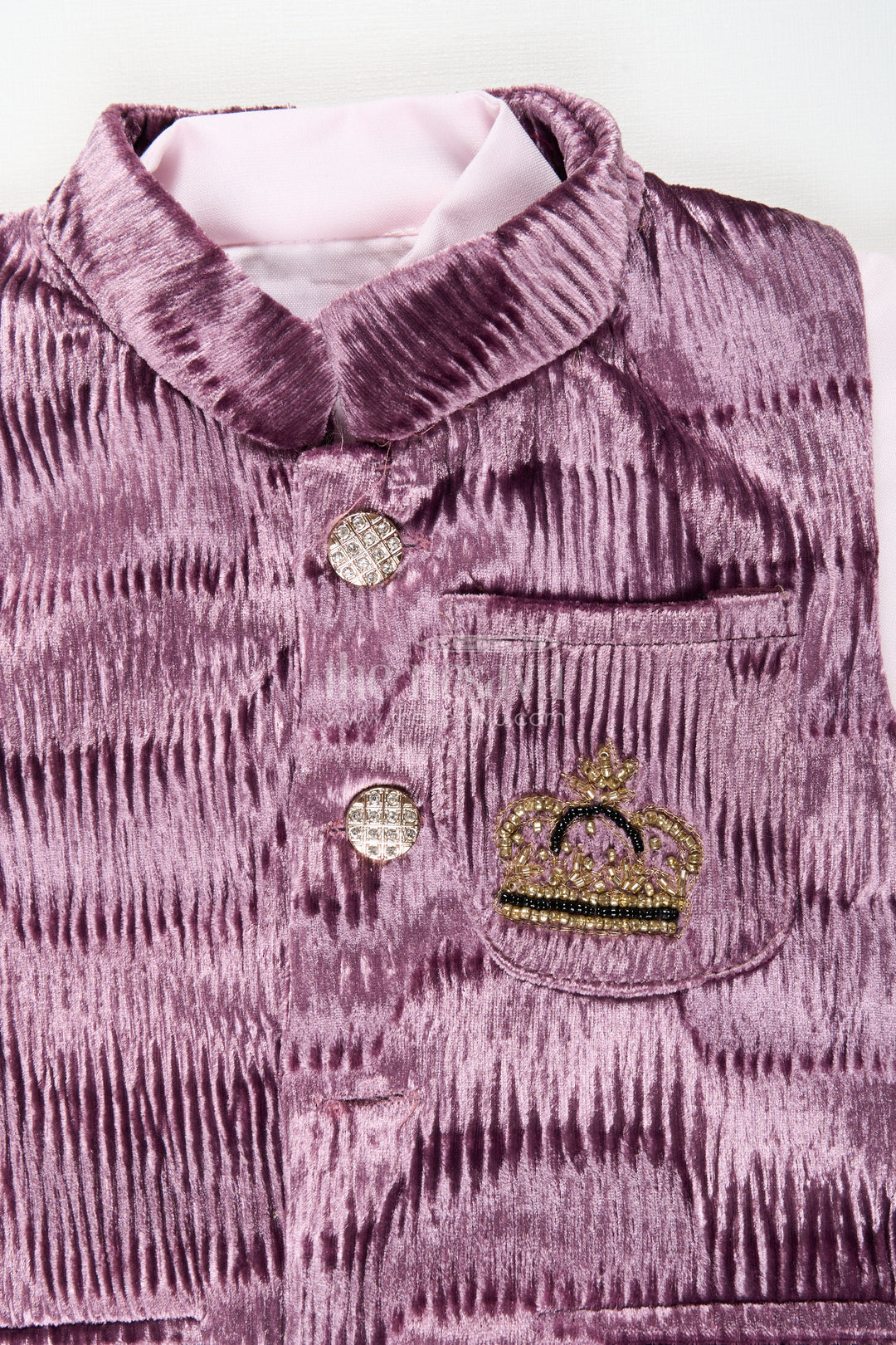 Fancy velvet jacket set for toddler boys for special occasions