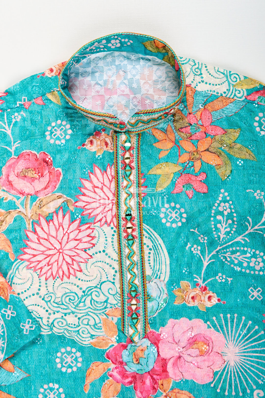 Boys silk kurta set for celebrations and cultural functions