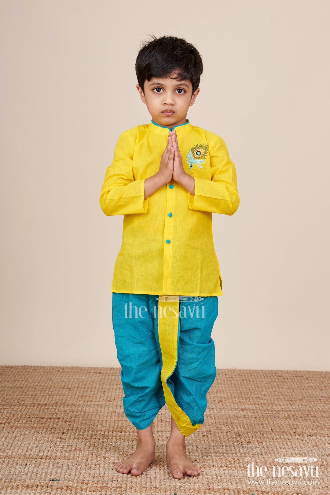 Boys ethnic dhoti set for festivals and school celebrations