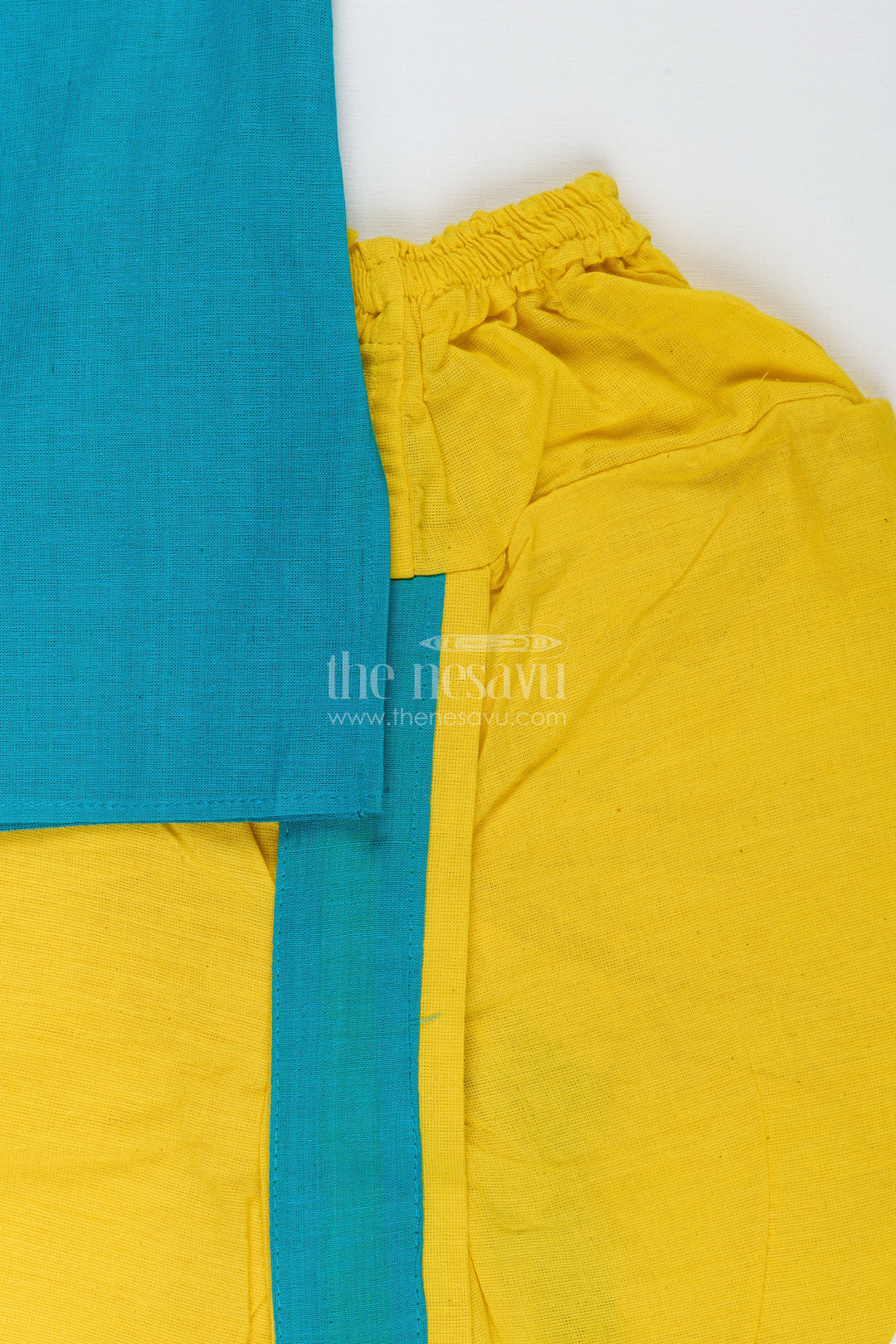 Boys cotton dhoti set for traditional school events and poojas