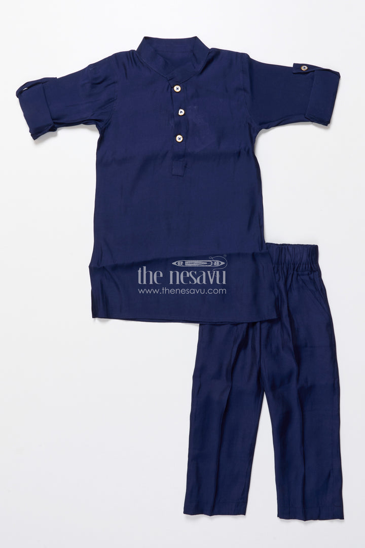 Toddler boys ethnic kurta set with digital print jacket for cultural events