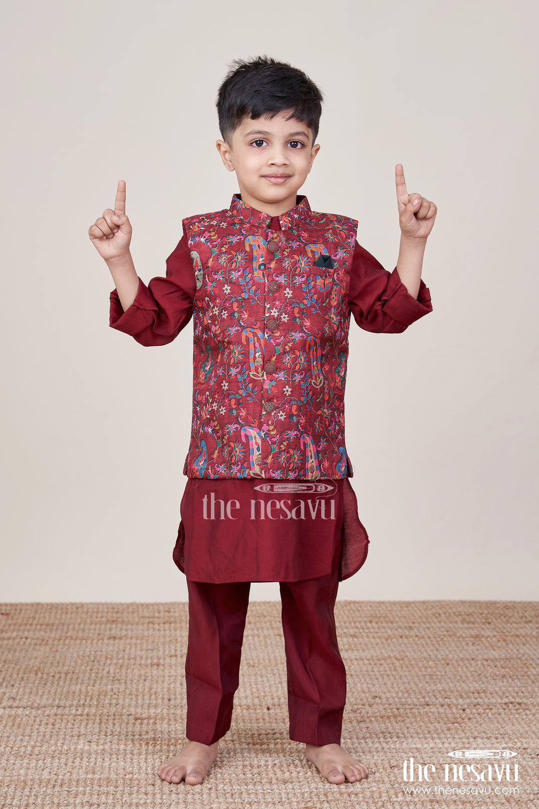 Boys Festive Jacket Set for Weddings and Special Occasions