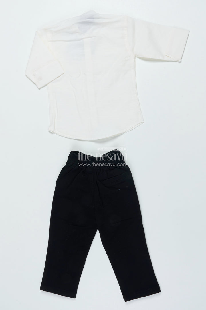 Boys Cotton Velvet Jacket Set for Weddings and Traditional Events