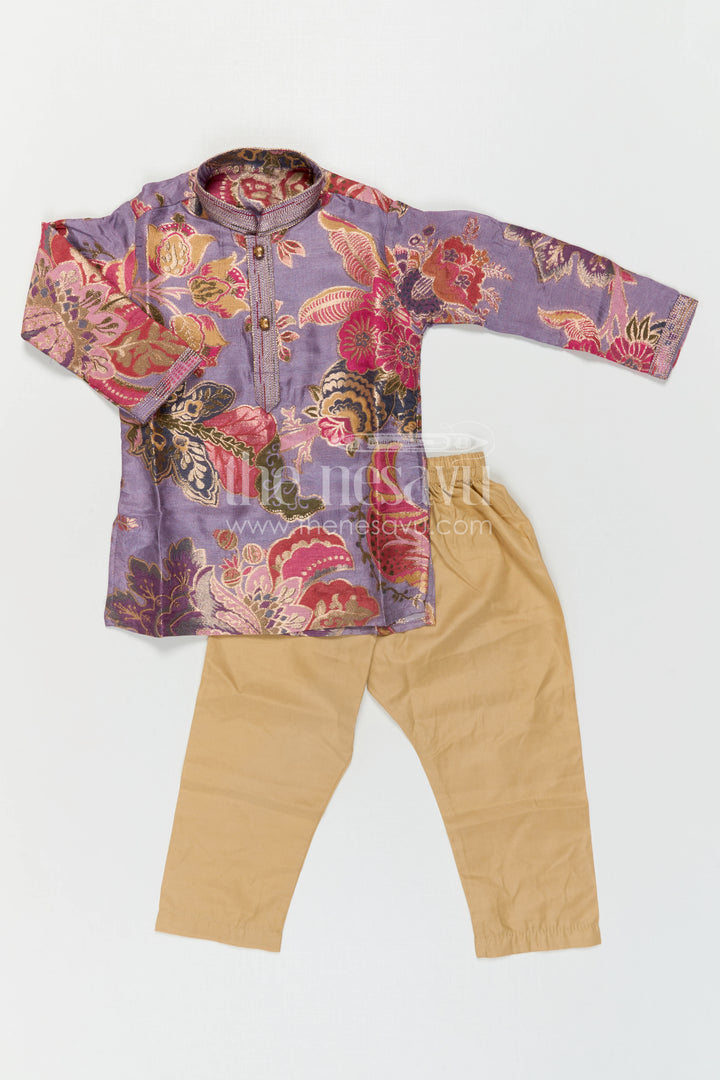 Boys Kurta Pajama Set for Festive Gatherings and Family Functions