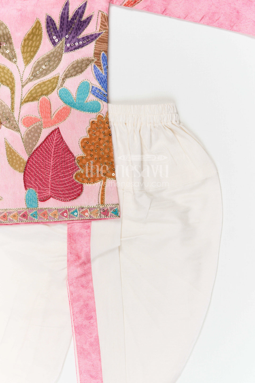 Boys Traditional Dhoti Set for Temple Visits and Festive Occasions