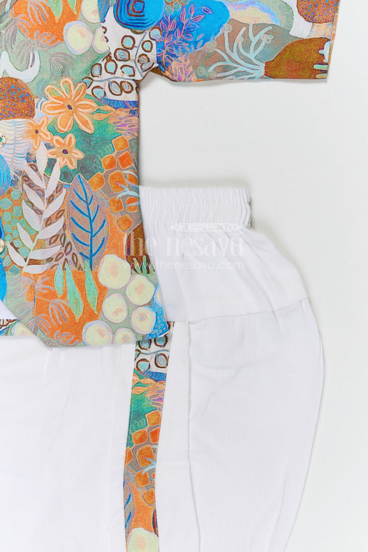 Boys Ethnic Dhoti Set for Festive Celebrations and Family Functions