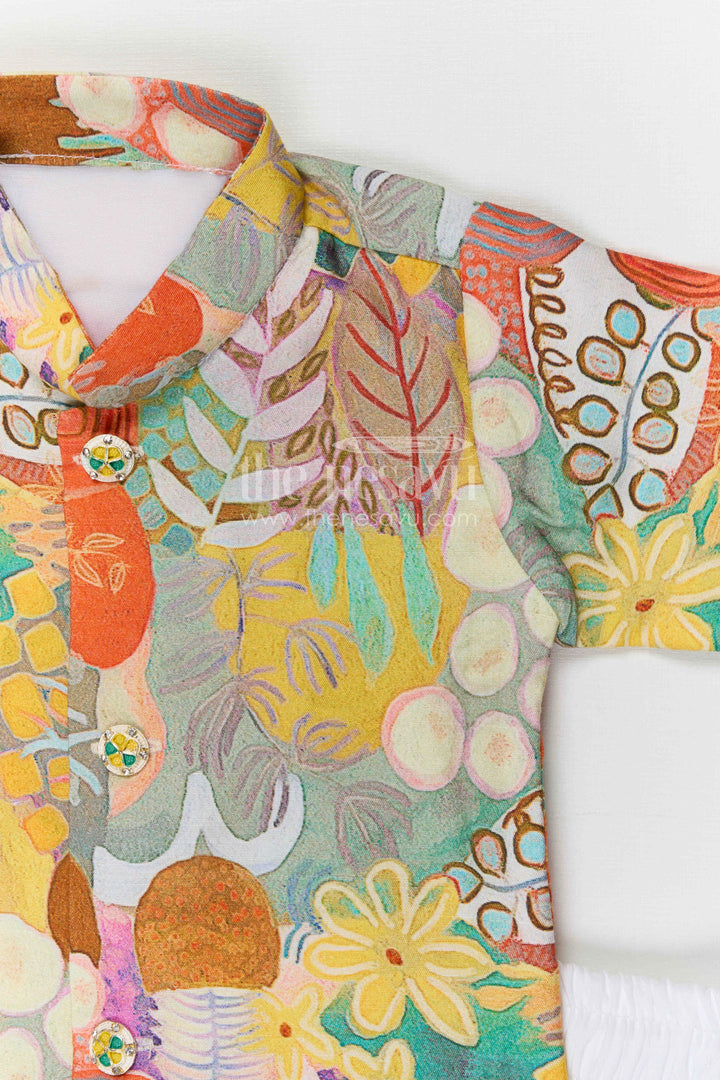 Boys Traditional Dhoti Set for Festivals and Cultural Celebrations