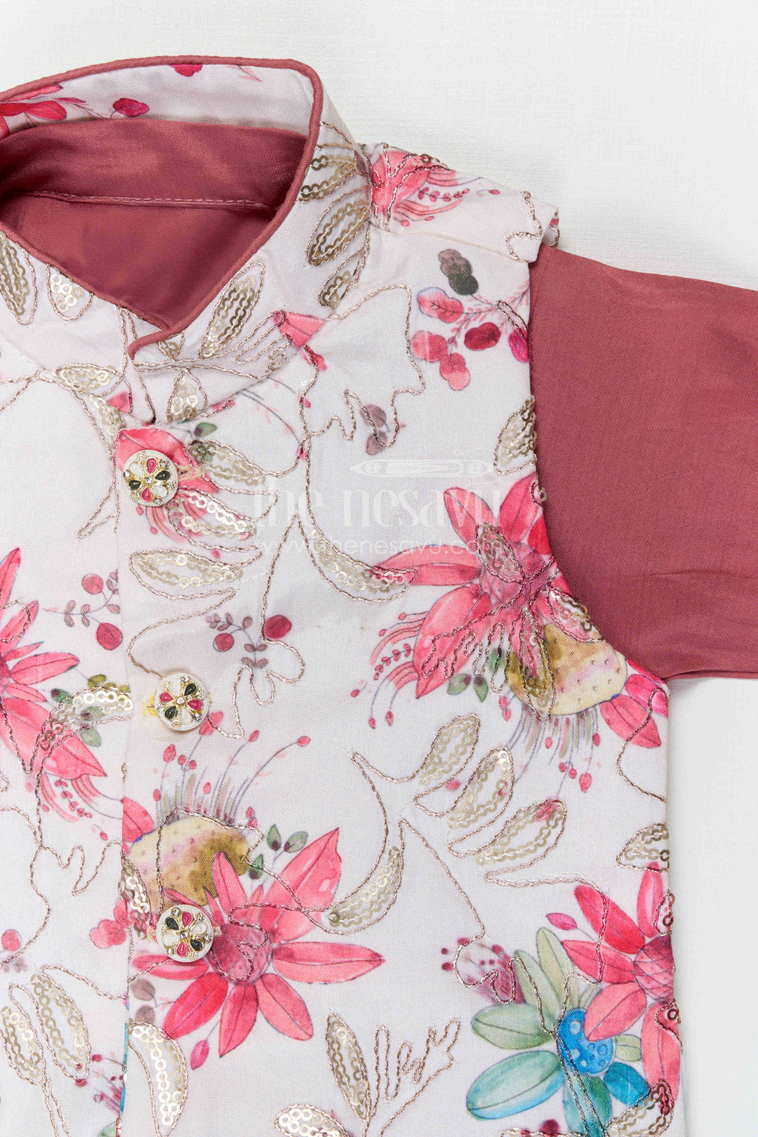 Boys Dhoti Set with Jacket for Festive Celebrations and Temple Visits