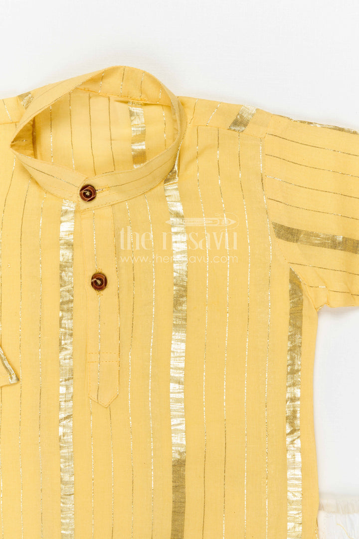 Boys Festive Kurta Set for Celebrations and Temple Functions
