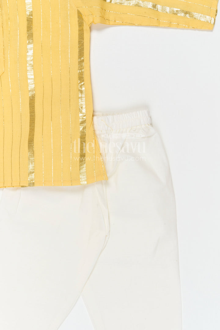 Boys Festive Kurta Set for Celebrations and Temple Functions