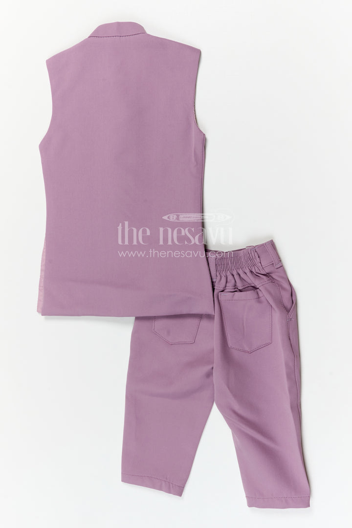 Boys Jacket Set for Festive Celebrations and Wedding Functions