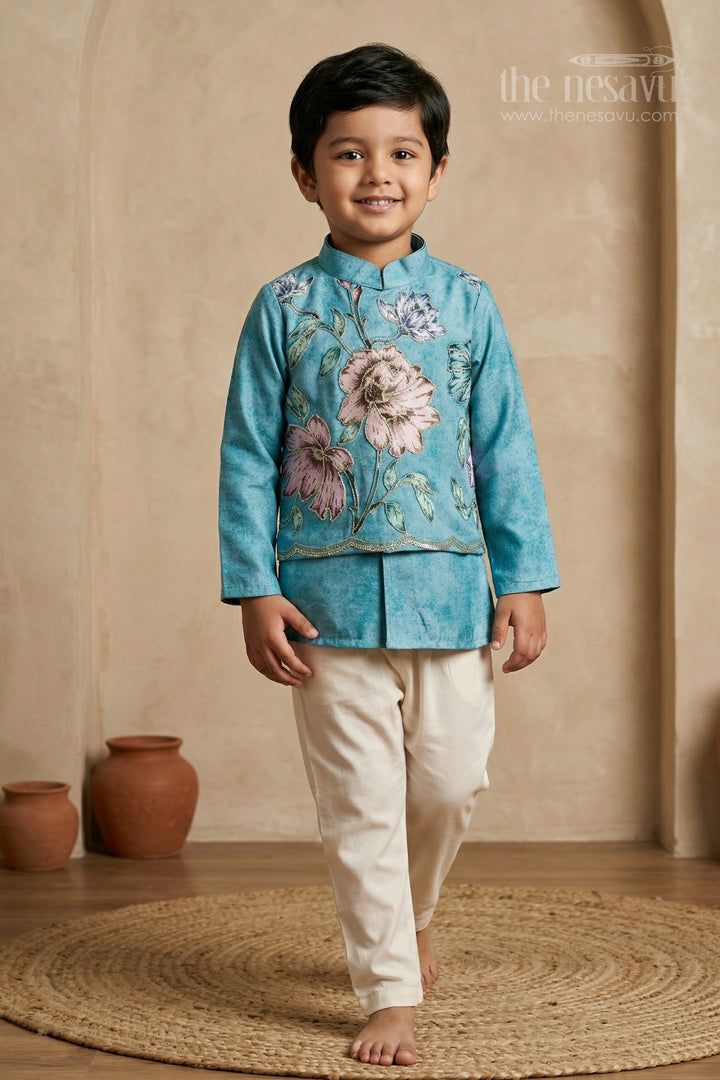 Boys Jacket Set for Festive Occasions and Wedding Wear