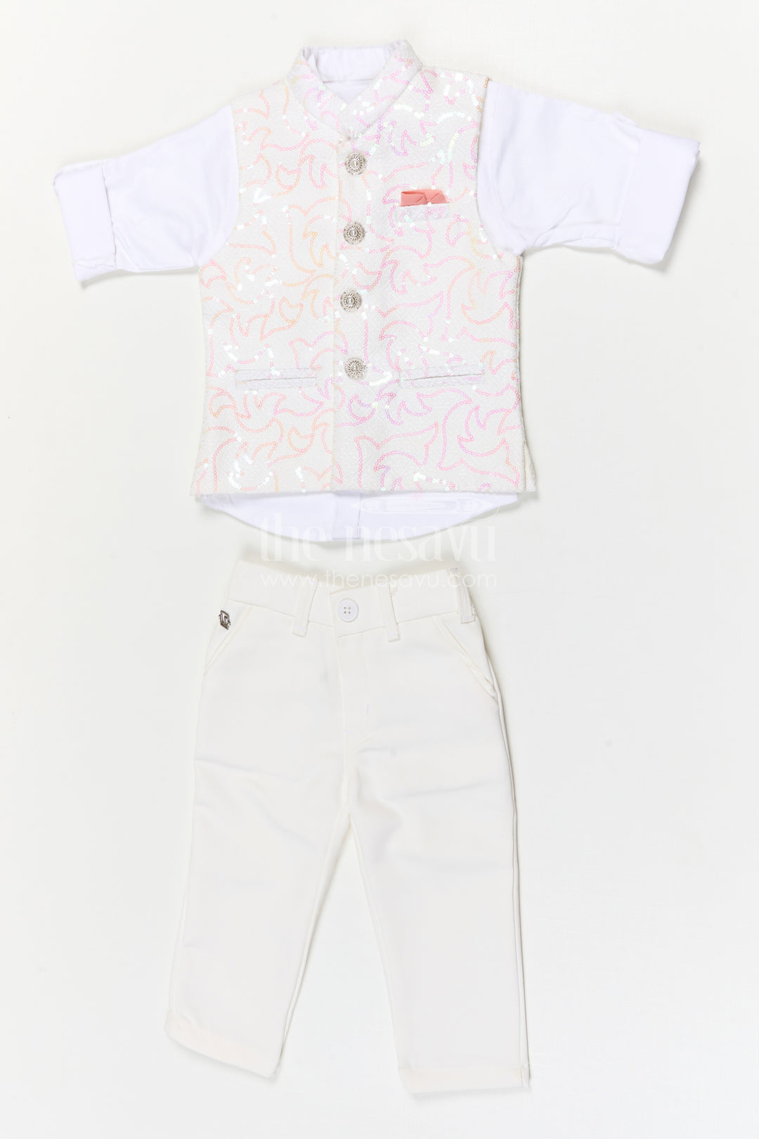 Boys Party Wear Jacket Set for Weddings and Special Occasions