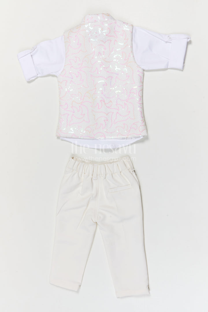 Boys Party Wear Jacket Set for Weddings and Special Occasions