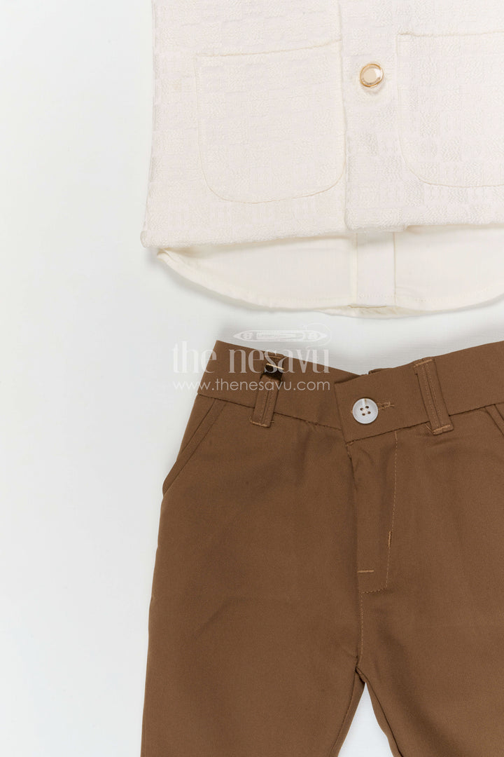 Boys Ethnic Jacket Set for Weddings and Party