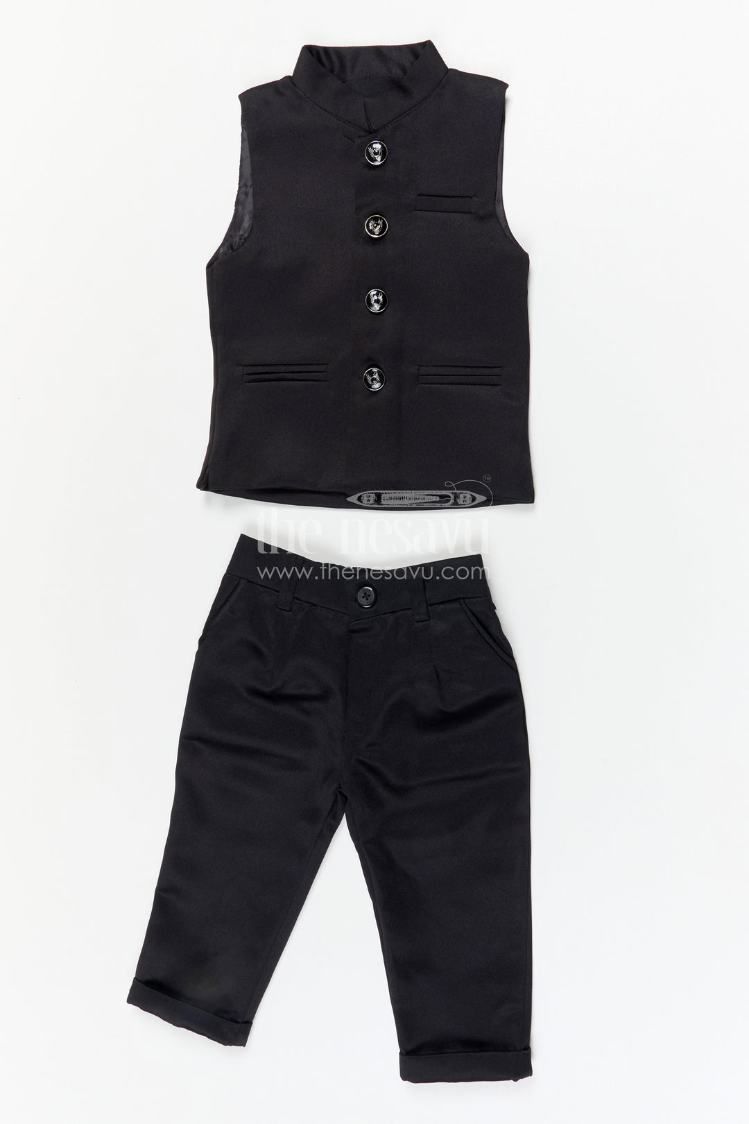 Boys Party Wear Velvet Jacket Set for Weddings and Evening Events