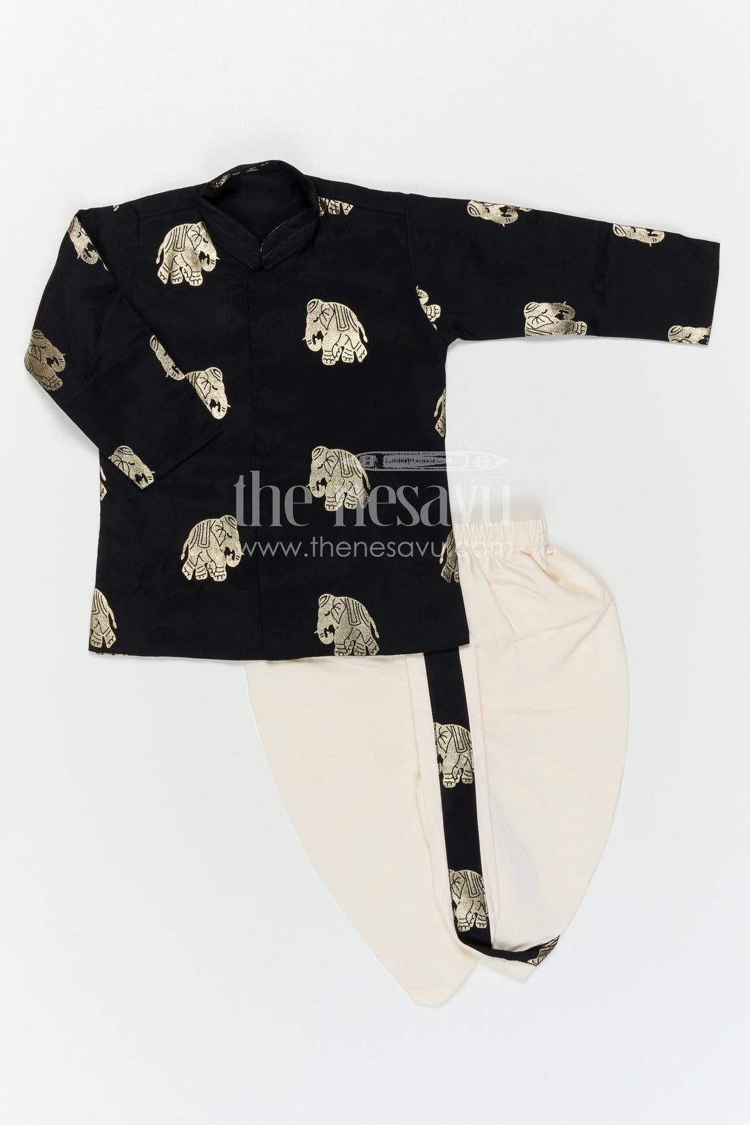 Boys Dhoti Outfit for Temple Ceremonies and Traditional Rituals