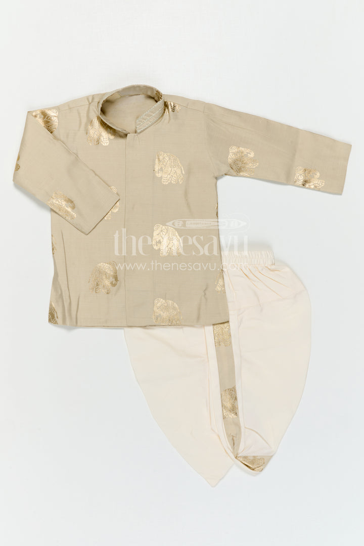 Baby Boys Dhoti Set for Naming Ceremony and Festive Traditions
