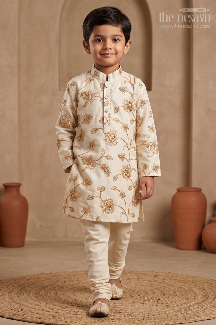 Boys Kurta Pajama Set for Wedding Functions and Family Celebrations