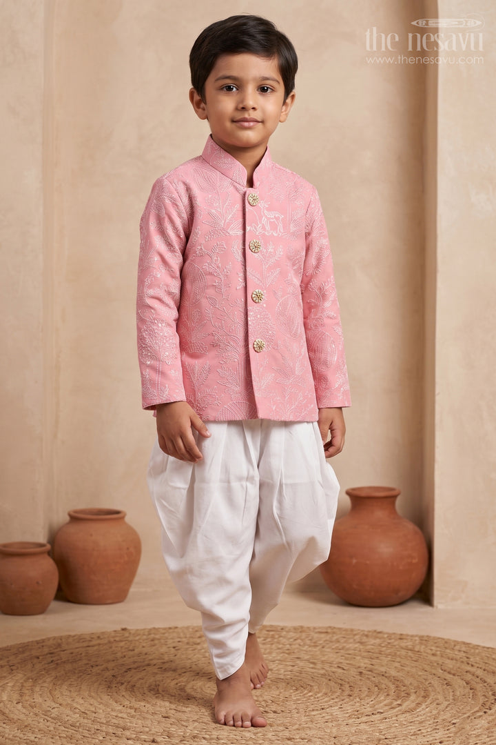 Boys Dhoti Set for Festive Rituals and Traditional Celebrations