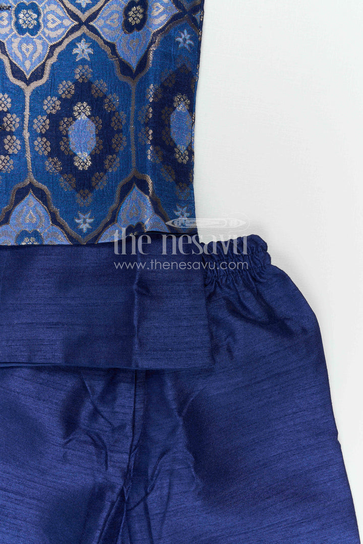 Boys Dhoti Set with Jacket for Traditional Ceremonies and Celebrations