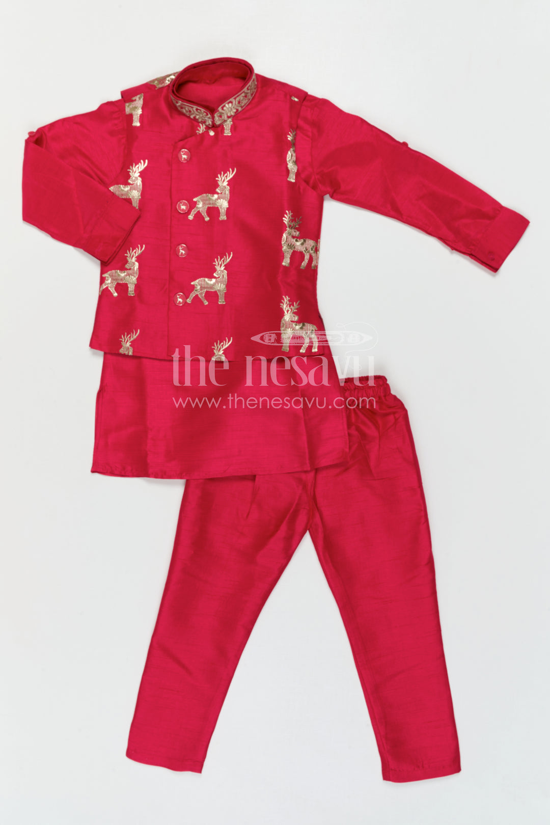 Boys Festive Jacket Set for Wedding Functions and Special Occasions