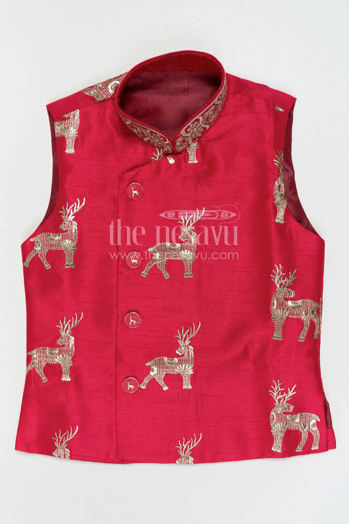 Boys Festive Jacket Set for Wedding Functions and Special Occasions