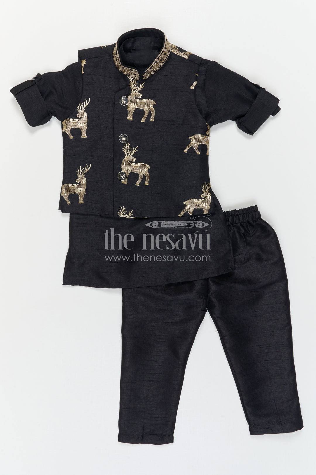 Boys Designer Jacket Set for Festive Occasions and Evening Events