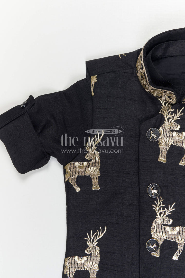 Boys Designer Jacket Set for Festive Occasions and Evening Events