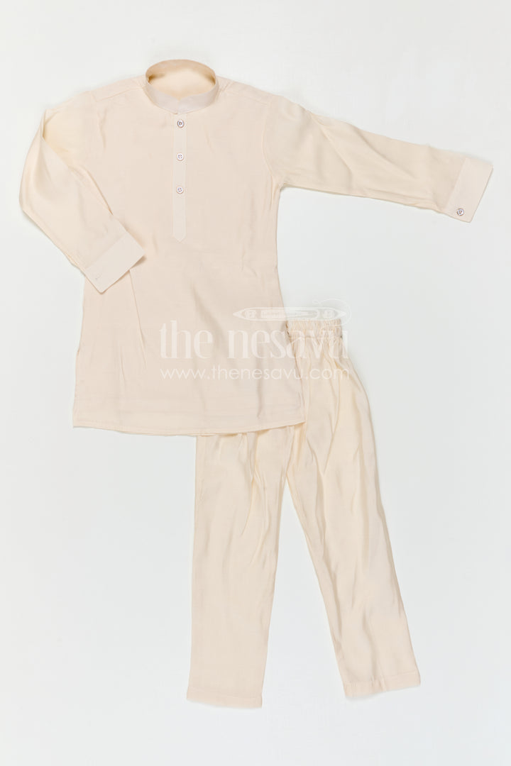 Boys Ethnic Jacket Kurta Set for Celebrations and Family Gatherings